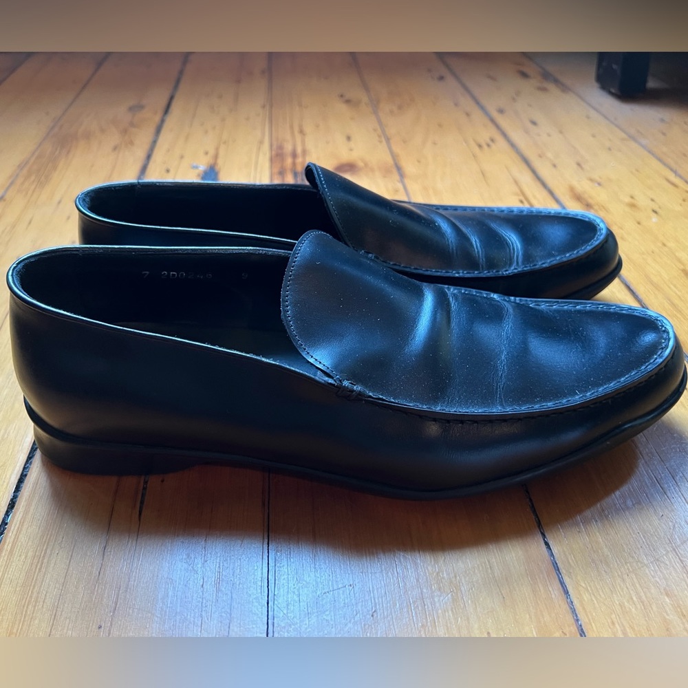 Prada black loafers. Vintage late 90s. - Picture 3 of 9
